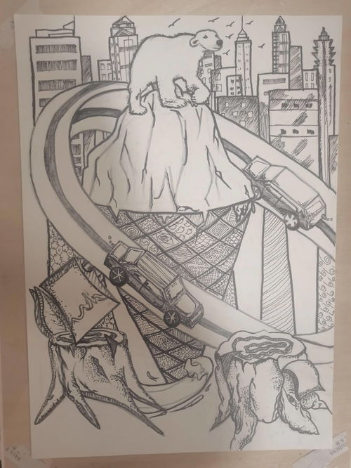 课程作品展示 | 中国-东盟艺术学院美术与设计学院2021级产品设计3班设计素描展